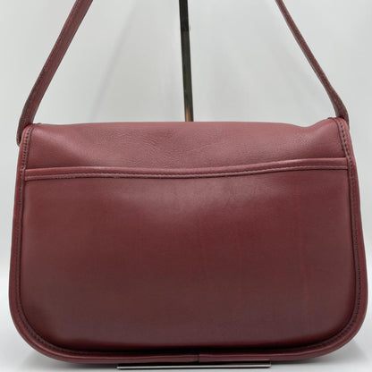 COACH Shoulder Bag, Leather, Red, Old Coach #QYBT1I