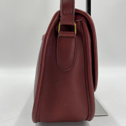 COACH Shoulder Bag, Leather, Red, Old Coach #QYBT1I