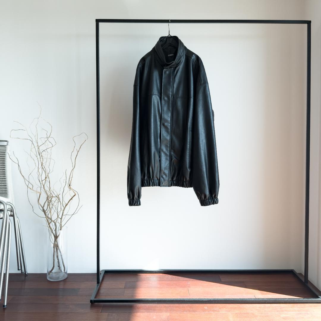 CODA SYNTHETIC LEATHER OVERSIZED JACKET #PF7J7B