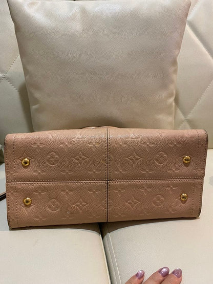 LOUIS VUITTON Sur Seine PM 2-Way Bicolor Bicolor Leather #QY87NN