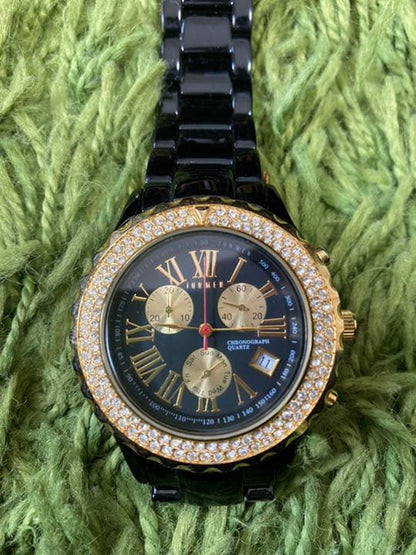 Men's Watch Black x Gold #PC7I2K