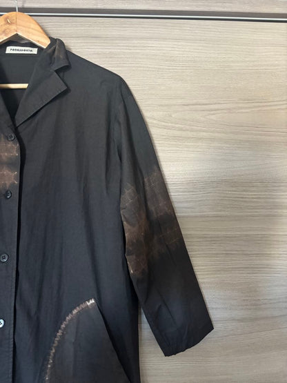 Issey Miyake long-sleeved shirt, discharge dyed #QYFVBT