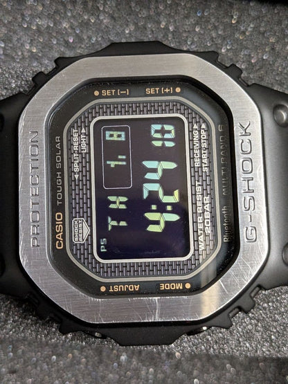 Includes extra links. GMW-B5000MB-1JF Full Metal. Made in Japan. #QYAJ8A