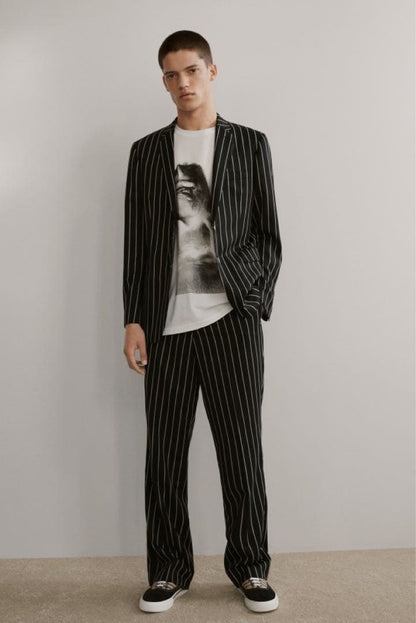 Burberry 19SS wide-leg pants, size 46, by Riccardo Tisci #QY1AFM