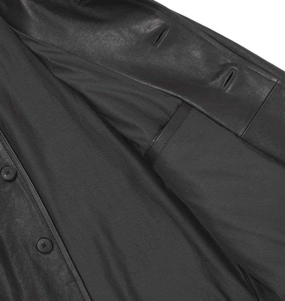 AURALEE 26SS TEXTURED LAMB LEATHER BLOUSON #QY905U