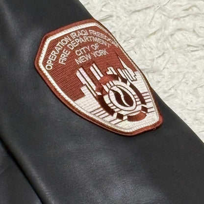 Schott 613 US One Star Rider's Double Leather Jacket, Size 44 #QYKTAU