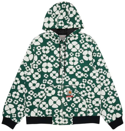 88000 Marni x Carhartt WIP full zip hoodie with tags #QY1342