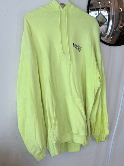 Balenciaga neon yellow hoodie #QY5KVL