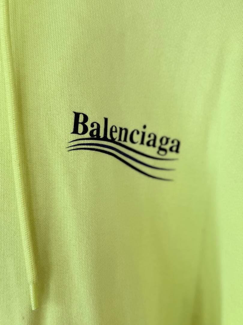 Balenciaga neon yellow hoodie #QY5KVL