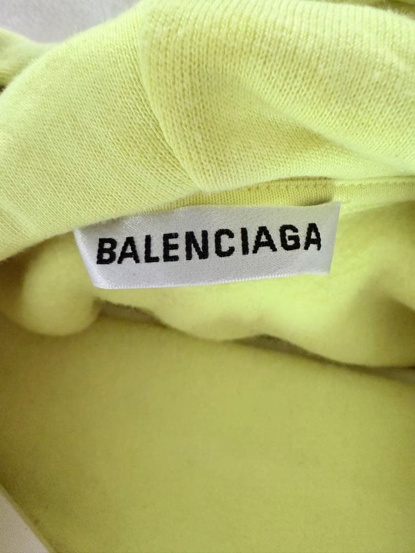 Balenciaga neon yellow hoodie #QY5KVL