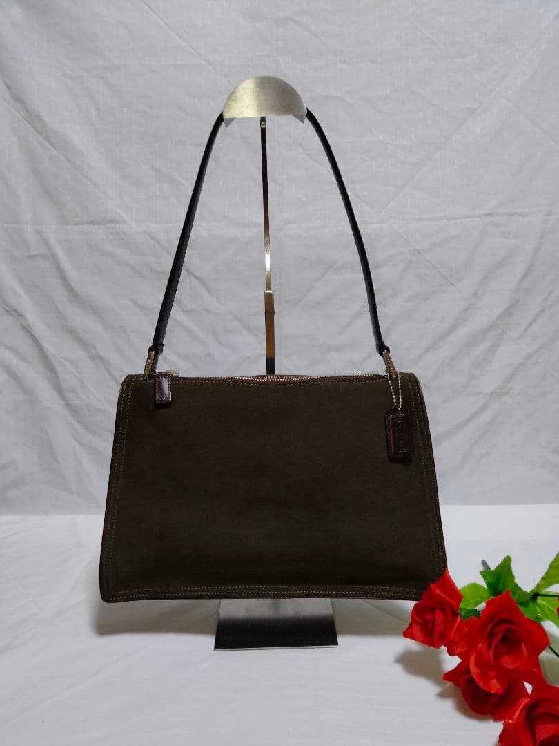 Old Coach COACH shoulder bag suede 6146 #QY2STY