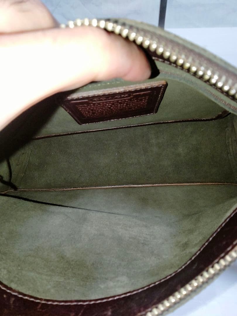 Old Coach COACH shoulder bag suede 6146 #QY2STY