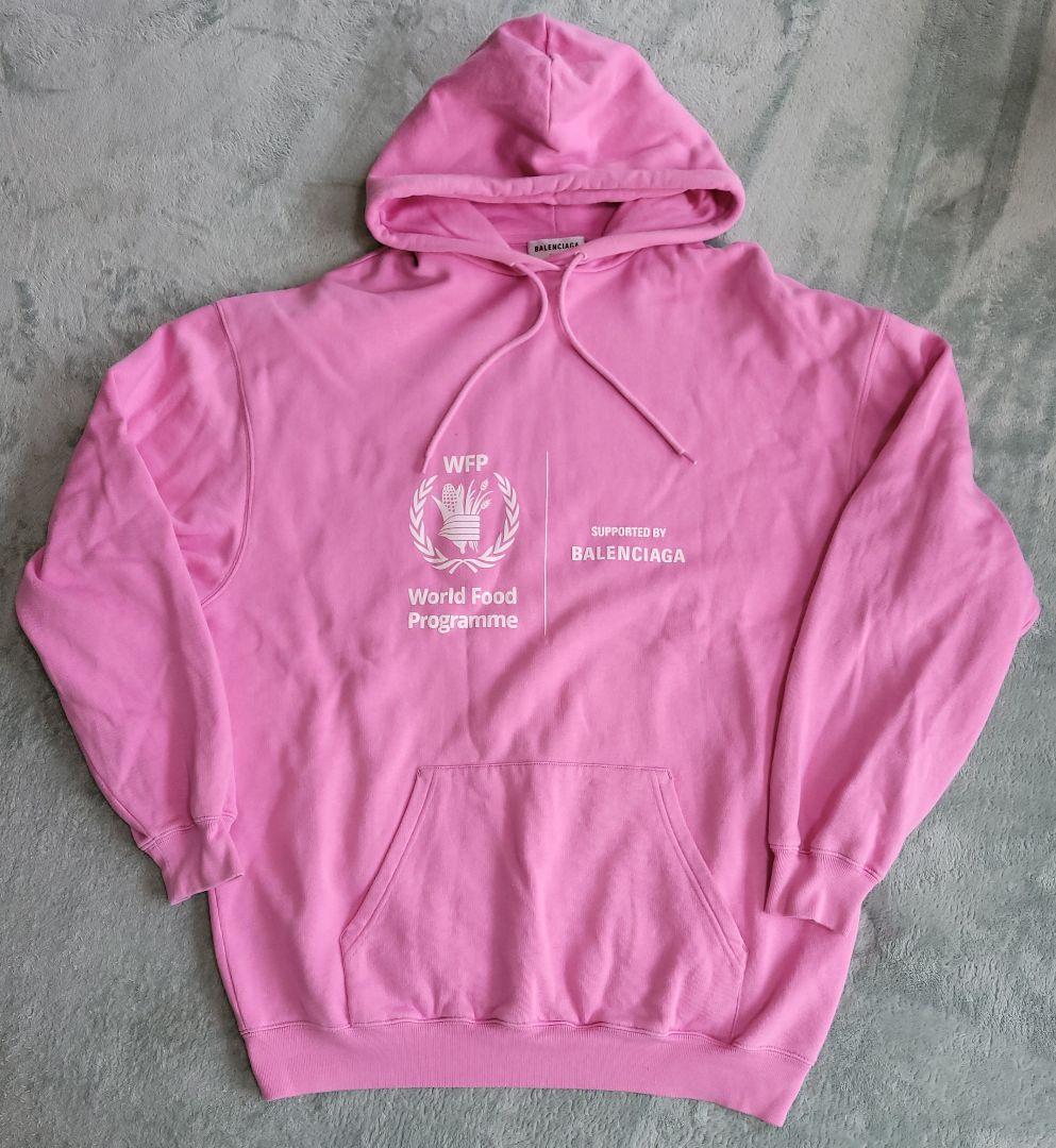 BALENCIAGA Pink Hoodie Size S #QYJXS4