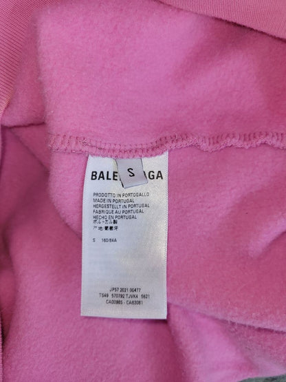 BALENCIAGA Pink Hoodie Size S #QYJXS4