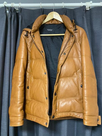 Burberry Black Label Leather Jacket #QY1AIX