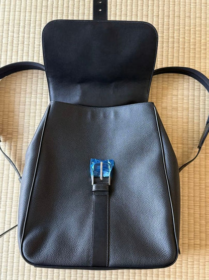BALLY Leather Backpack Carry-On Compatible #QYC8HN
