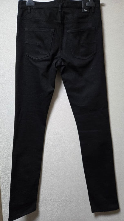 Dior Homme GINZA Atelier Gold Embroidery Denim Size 28 18AW #QYHKR0