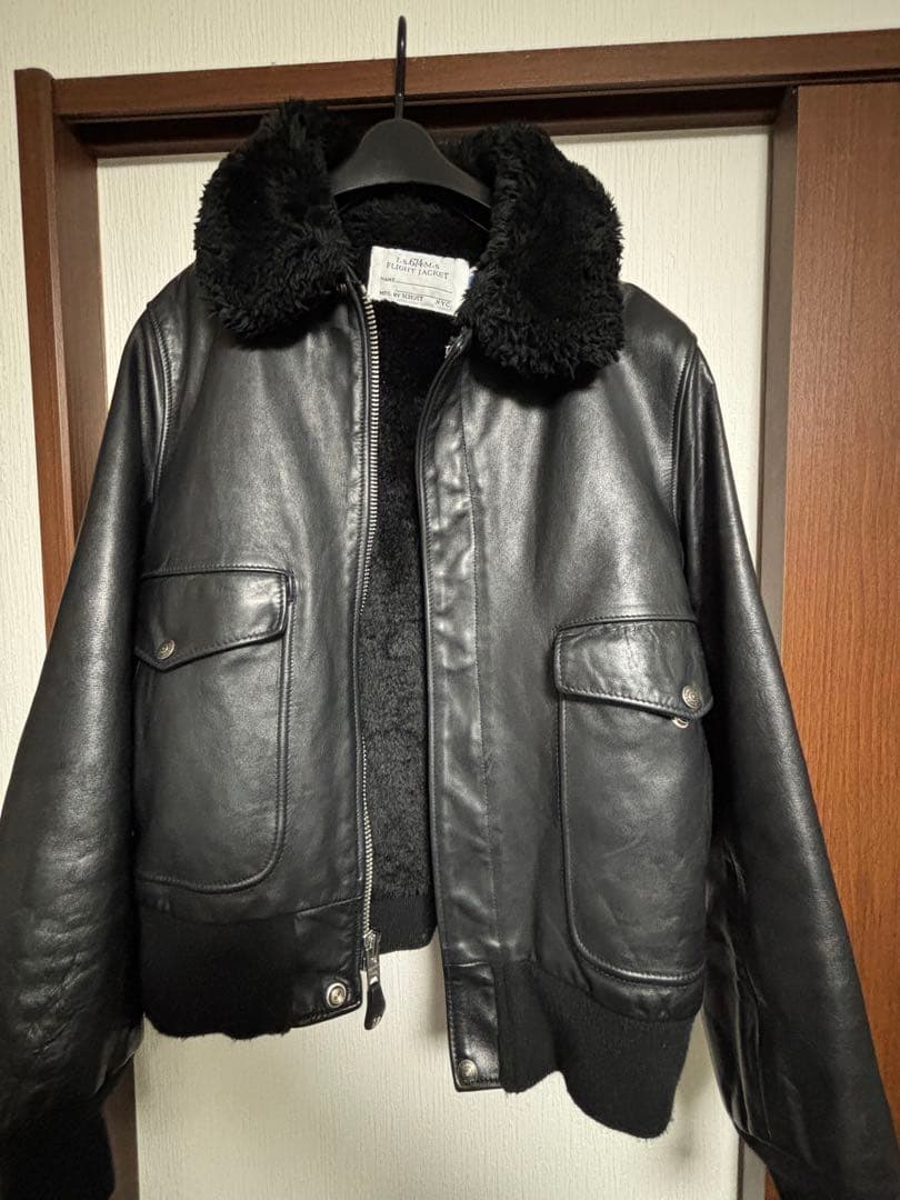 Schott Bomber Jacket G-1 Flight Jacket 42 XL #QYC85P