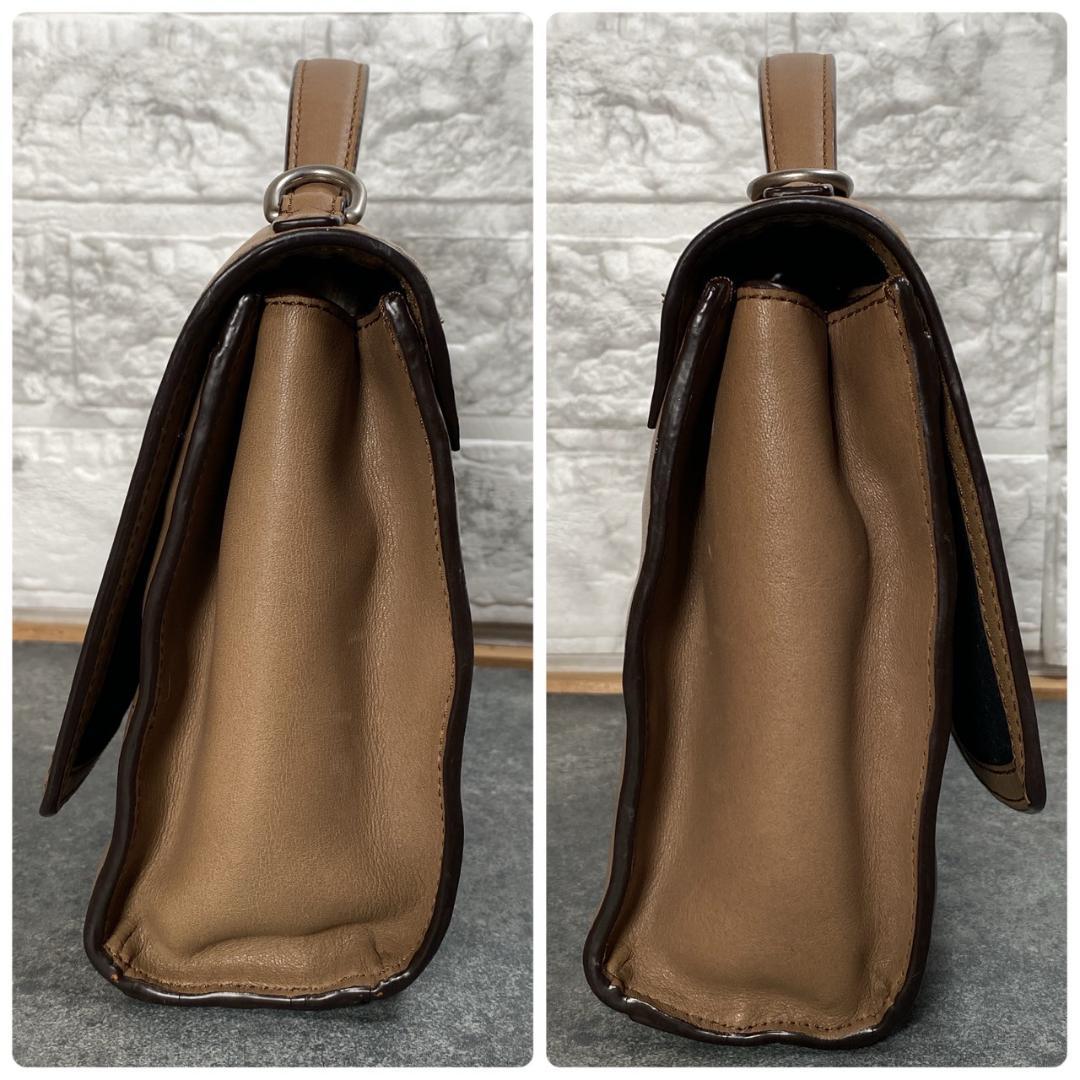 Coach Shoulder Bag, Handbag, Clutch Bag (2-way), Brown #QY4Y2P