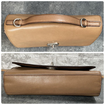 Coach Shoulder Bag, Handbag, Clutch Bag (2-way), Brown #QY4Y2P