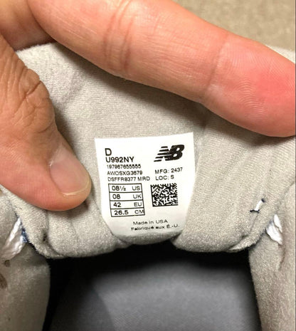 U992NY Core USA 26.5 Navy Made in USA NAVY Kiss #PG31A1