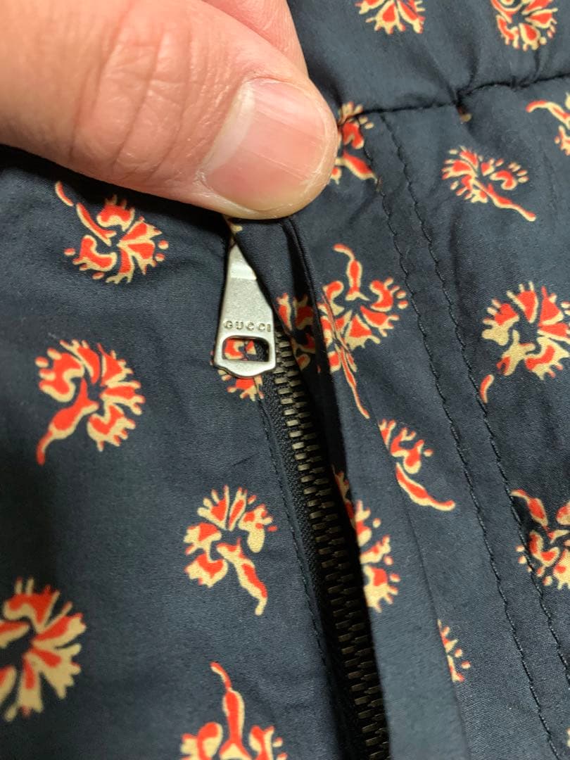 Gucci Floral Print Pants, Size 44, Early Michele Collection, Try-on Only #QYGQ49