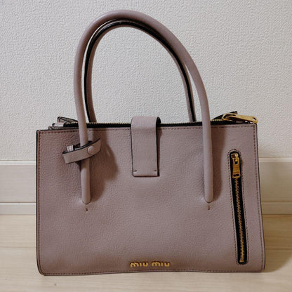 MIUMIU Madras 2-way handbag #QYBDRM