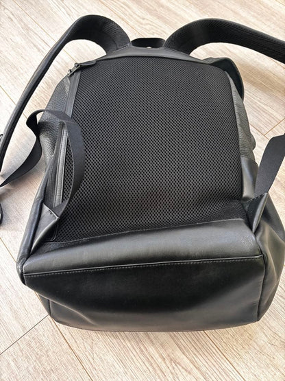 COACH Pebble Leather Backpack Black #QYKDGI