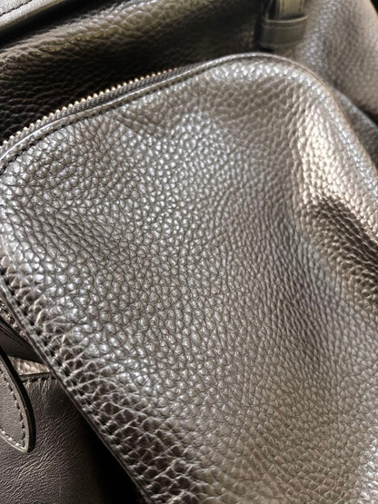 COACH Pebble Leather Backpack Black #QYKDGI