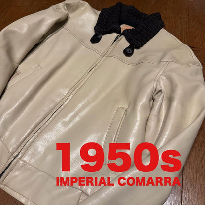Special VINTAGE 50s Donkey-style vinyl leather jacket #QY4IIN