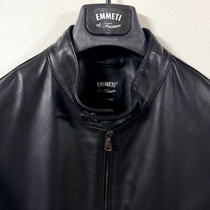EMMETI 48 JURI Leather Rider's Jacket #QY5D7F