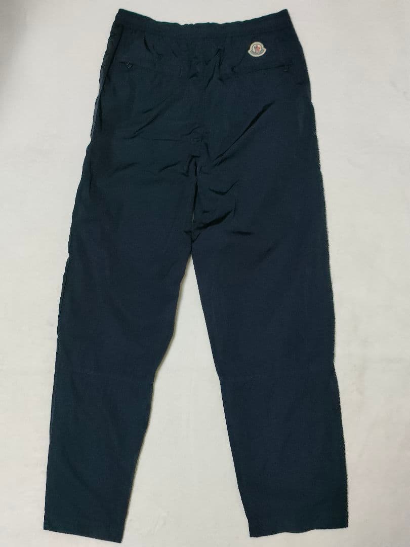 MONCLER pants with side logo, black, size 44 #QY1ANJ