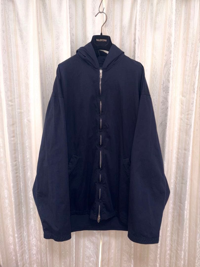 BALENCIAGA 24AW ZIP UP JACKET NAVY #QYB5BM