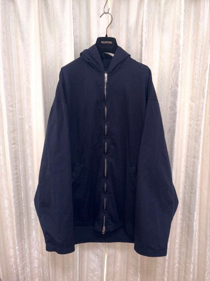 BALENCIAGA 24AW ZIP UP JACKET NAVY #QYB5BM