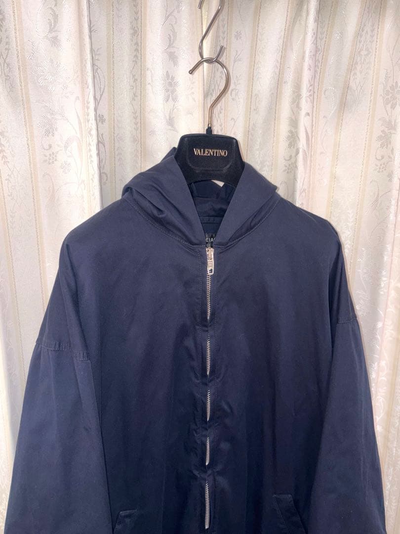 BALENCIAGA 24AW ZIP UP JACKET NAVY #QYB5BM