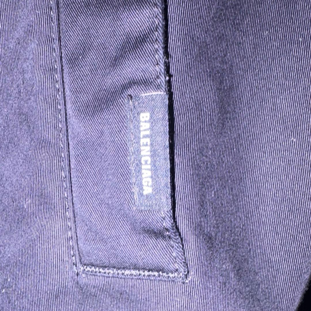 BALENCIAGA 24AW ZIP UP JACKET NAVY #QYB5BM