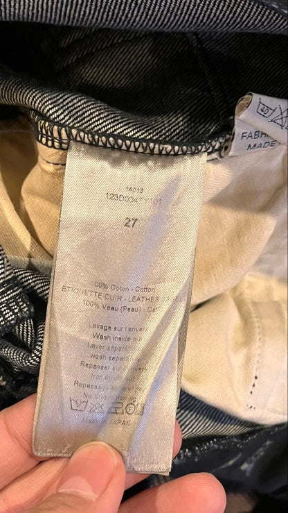 Dior dark denim slim fit jeans #QYDQDS