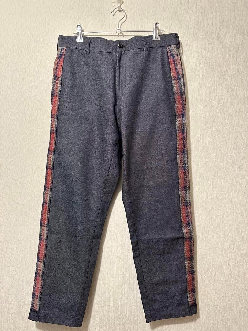 Comme des Gar?ons 2002 Check Denim Pants #PC267S
