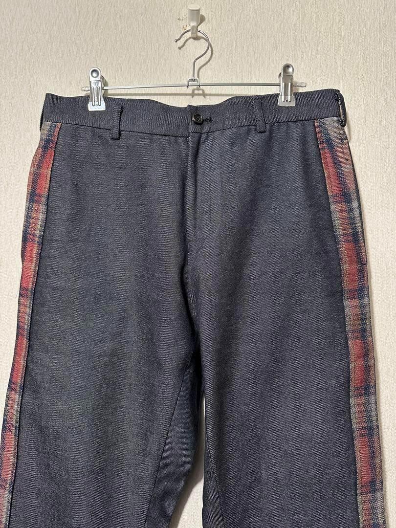Comme des Gar?ons 2002 Check Denim Pants #PC267S