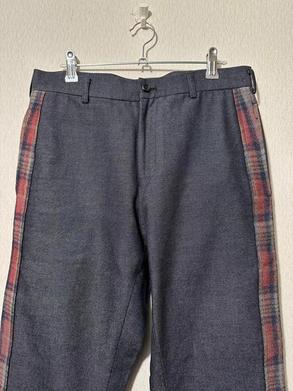 Comme des Gar?ons 2002 Check Denim Pants #PC267S