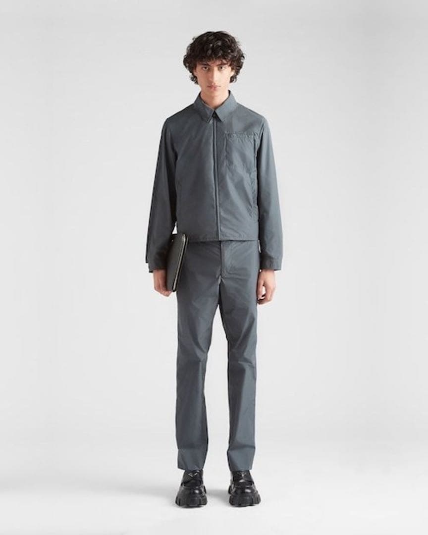 PRADA 2021 Technical Nylon Slacks #PCFNL1