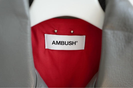 AMBUSH Leather Rider's Jacket #QY6NFG