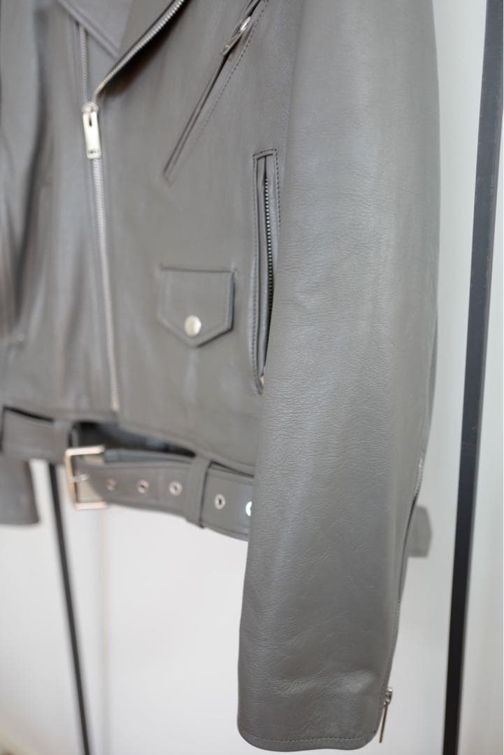 AMBUSH Leather Rider's Jacket #QY6NFG