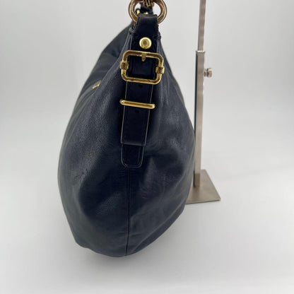 Coach Hobo Madison 2-way shoulder bag in black leather #QYAINO