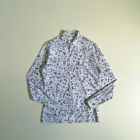 HERMES 2010s Blueberry Pattern Shirt #PGD2SA