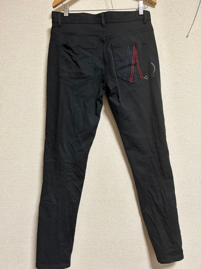 Moncler black slim-fit pants #PCDQ6B