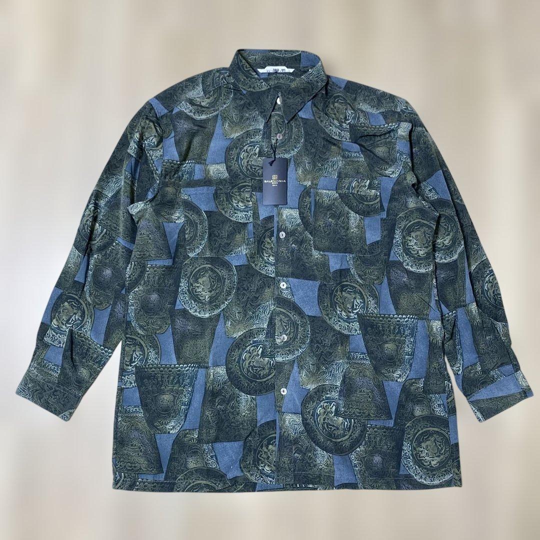 Balenciaga Sport BALENCIAGA long-sleeved shirt, size L, all-over print, #QYF0C5
