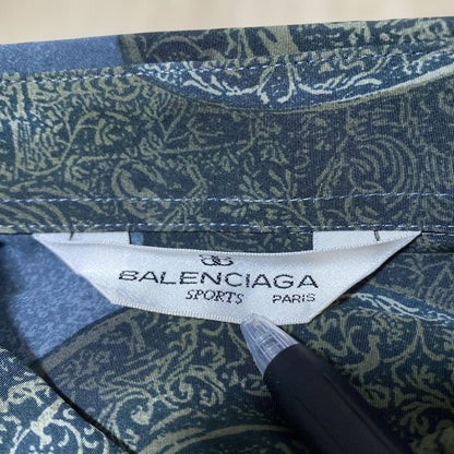 Balenciaga Sport BALENCIAGA long-sleeved shirt, size L, all-over print, #QYF0C5