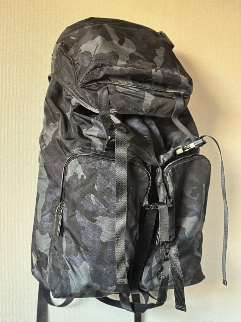 PRADA 2VZ136 Camo Camouflage Backpack Nylon #QYD34R