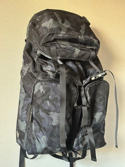 PRADA 2VZ136 Camo Camouflage Backpack Nylon #QYD34R